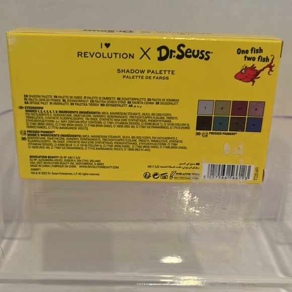 Dr Seuss Shadow Palette Heart Revolution One Fish Two Fish NIB - Picture 2 of 5